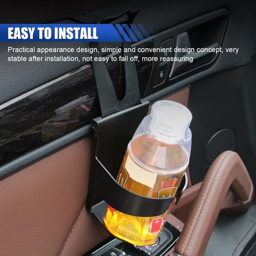 Vista 4 de Portavasos colgante para automóvil, respaldo de asiento de automóvil, organizador de botellas de agua, contenedor organizador de botellas de agua