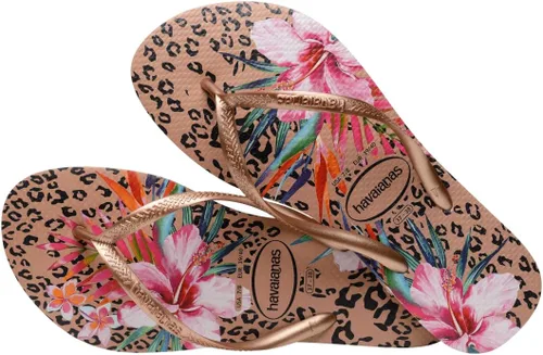 Vista 4 de Havaianas Sandalias delgadas de animales florales para mujer