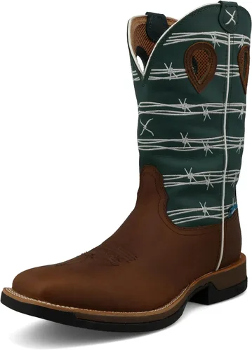 Vista 14 de Twisted X Botas Tech X de 12 pulgadas para hombre, punta cuadrada ancha con Tech X