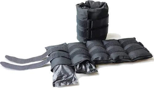 Vista 9 de CAP Barbell Pesas ajustables para tobillo Par de 10-20 libras Negro