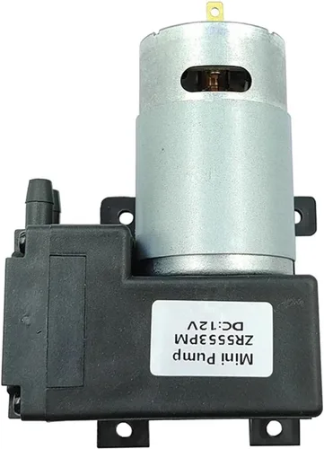 Vista 6 de 555 Mini bomba de aire de vacío DC12V 10L/M -80KPa Bomba de diafragma de succión de presión negativa Inflador de flujo grande de alta presión