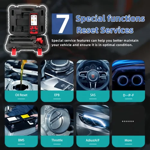 Vista 4 de Escáner de Autel MaxiDiag MD808 Pro OBD2, todos los sistemas de diagnóstico de la herramienta de la exploración 7 Reset Service