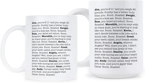 Vista 2 de We Got Good Taza asada con diseño de The Office Boom - Taza de café asada con diseño de Michael Scott