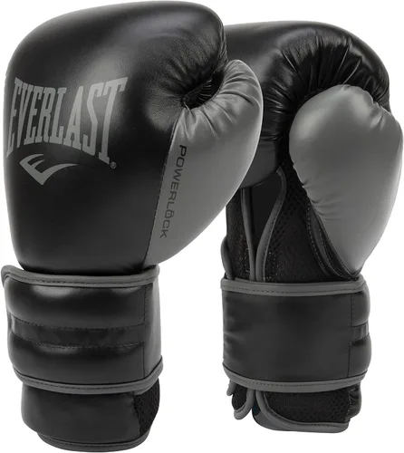 Vista 10 de Everlast Powerlock 2 Guantes de Boxeo con Cierre de Velcro Guantes de Entrenamiento de Combate Cierre de Velcro con Soporte Duradero para Mano