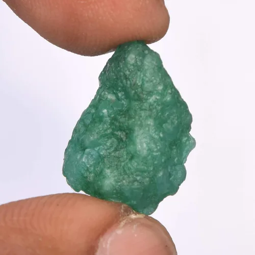 Vista 3 de GEMHUB Piedra de cristal curativa esmeralda verde natural de 11.00 quilates, piedra esmeralda esmeralda cruda rara, Gema, Zambian - esmeralda verde