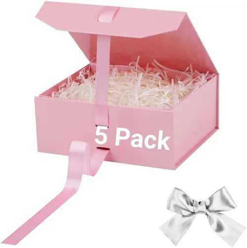 Vista 67 de GoooodGift Caja de regalo grande azul, 1 paquete de 13.5 x 11 x 5.3 pulgadas, caja de regalo de lujo para regalos con tapa de cierre magnético