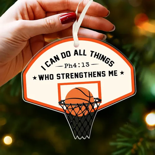 Vista 6 de Adorno de baloncesto, perfecto para árbol de Navidad y edición de coleccionista 2025, homenaje único al entrenador de baloncesto, adornos de Navidad