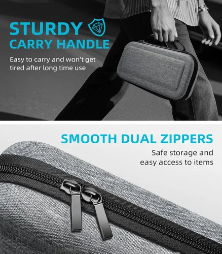 Vista 41 de TiMOVO Carrying Case for Nintendo Switch 2 (2025), Large Capacity Protective Hard Shell Portable Travel Case Pouch for Switch 2, with 10 Game Card