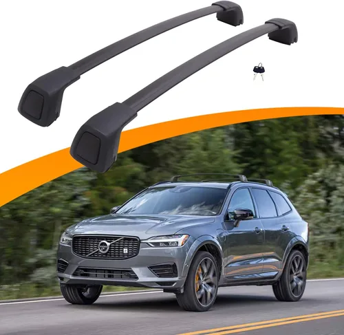Vista 11 de Barras Transversales de Techo Actualizadas Compatibles con Volvo XC40 2018-2025, Barras Cruzadas Cerrables para Equipaje, Accesorios para Carga