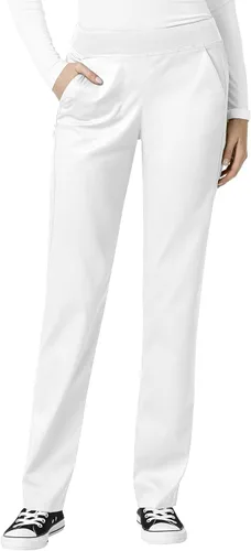 Vista 16 de Wink PRO Women's Knit Waist Cargo Scrub Pant Negro