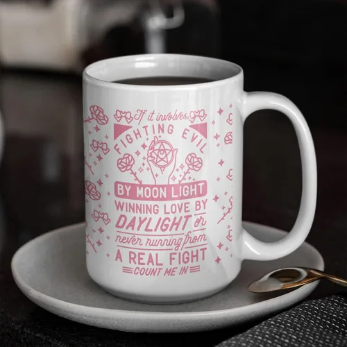 Vista 5 de LookHUMAN Sailor - Taza de café divertida, humor para adultos, tazas de café de cerámica con impresión de doble cara como taza de café de anime