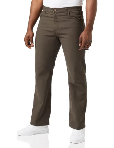 Vista 21 de Dickies Jeans de carpintero para hombre, ajuste relajado, pierna recta, Negro, 30 x 30