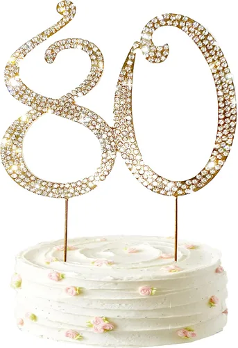 Vista 8 de Decoración para tartas de quinceañera, decoración para pastel de 15 con diamantes de imitación de cristal brillante, diamante dorado brillante