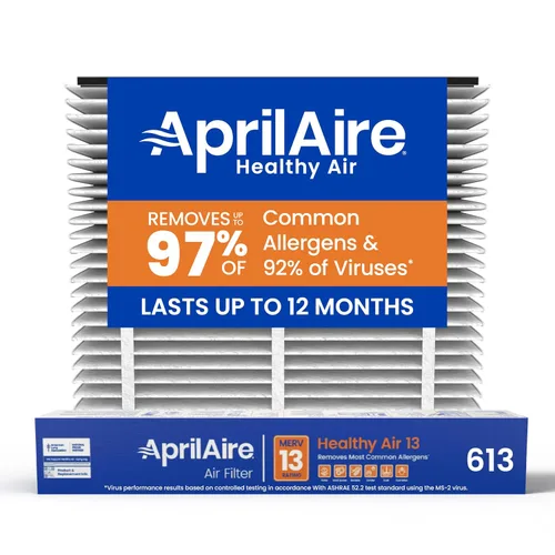 Vista 24 de Filtro de Repuesto AprilAire 610 para Purificador de Aire para Toda la Casa AprilAire 1625FG - MERV 11, Aire Limpio y Polvo, Filtro de Aire