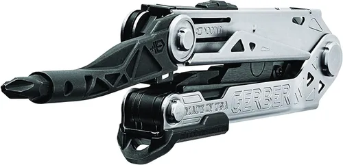 Vista 3 de Gerber Gear Center-Drive - Funda compatible con bayas, herramienta multiusos de 16 piezas, incluye funda, alicates, cortadores de alambre, barra
