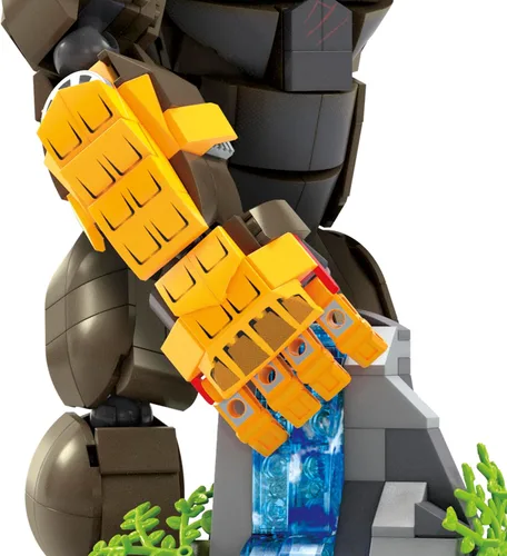 Vista 6 de MEGA Godzilla x Kong The New Empire - Set de Construcción con Figura de Acción Kong con 541 Piezas y Accesorios, 12 Pulgadas de Largo, para Tema Kong