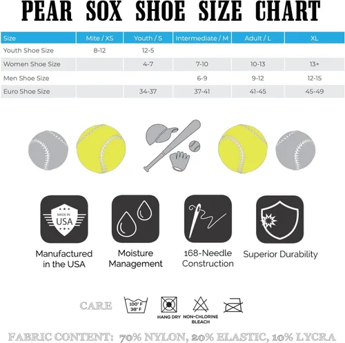 Vista 2 de PEAR SOX OTC - Calcetines de estribo de béisbol y sóftbol (C, 5 pulgadas), verde Kelly, blanco, negro