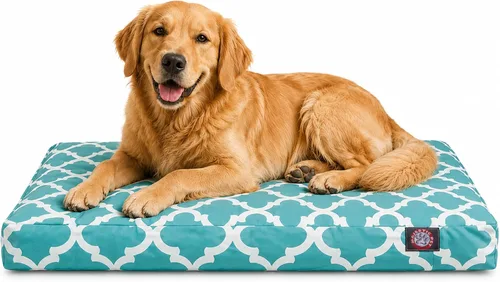 Vista 24 de Majestic Pet Cama para perro de espuma viscoelástica triturada pequeña con funda extraíble lavable, cama ortopédica rectangular para perros, cama