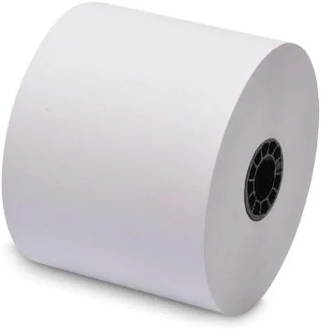 Vista 3 de 2.283 in x 350 pies Iconex Sticky Media High-Tack G2, 12 por caja, 55 GSM Facestock, 3.937 in OD, repetición de marca en sentido