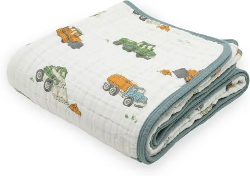 Vista 38 de Little Unicorn Manta de recepción para recién nacidos Ultra suave, tela de muselina multicapa Regalo para recién nacidos y para llevar