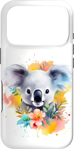 Vista 30 de Funda Koala con flores de eucalipto para iPhone 17