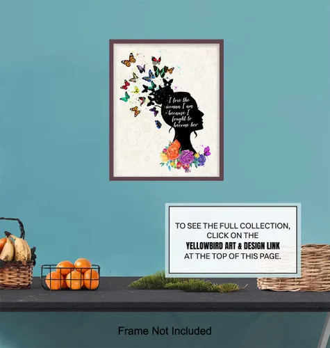 Vista 7 de Arte y decoración de pared con citas positivas, refranes inspiradores para decoración de pared, regalos de aliento para mujeres, mejores amigas