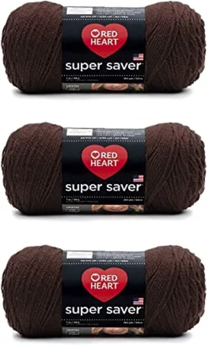 Vista 111 de Red Heart Hilo Super Saver, paquete de 3, camuflaje, 3