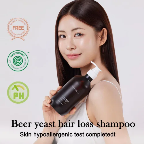 Vista 7 de NINEMILA - Champú calmante de cerveza con biotina y colágeno para cabello fino, cuidado posparto, seguro para agua dura, vegano, sin sulfatos, sin