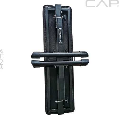 Vista 6 de CAP Barbell Strength - Banco plano plegable de alta calidad, color negro (FMIS-CS103F)
