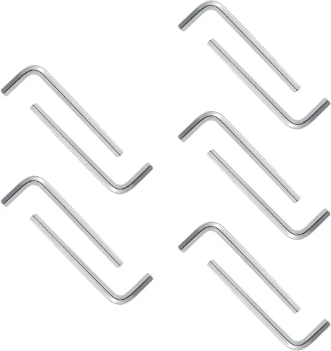 Vista 13 de Bivethoi 20 llaves Allen de 0.059 pulgadas en forma de L, llave hexagonal métrica pequeña Allen llave hexagonal, juego de llaves hexagonales
