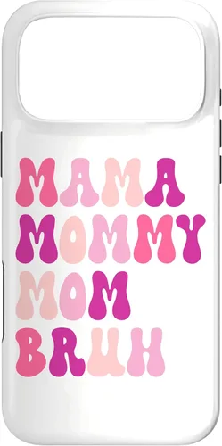Vista 22 de Ma Mama Mommy Mom Bruh Funny Boy Mom Mothers Day Case for iPhone 17