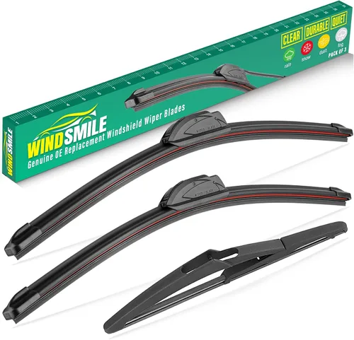 Vista 30 de 15" 15" 13" Juego de 3 limpiaparabrisas de repuesto para parabrisas para Jeep Wrangler 2007-2017 / Jeep Wrangler JK 2008-2018 limpiaparabrisas