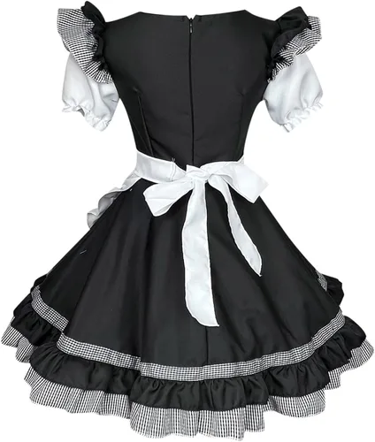Vista 8 de Disfraz de niña de anime de talla grande, disfraz de muñeca de gato para niñas, Lolita, anime, lindo disfraz suave para niña, corsé de encaje