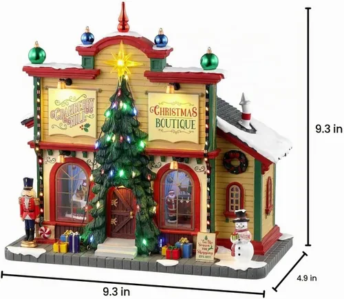 Vista 4 de Lemax Boutique de Navidad Cranberry Hill, funciona con pilas (4.5V) #35023