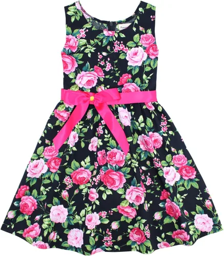 Vista 67 de Vestido de verano para niña, de algodón, con diseño floral