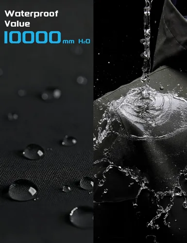 Vista 3 de MAGCOMSEN - Chaqueta táctica con capucha para hombre, impermeable, suave, abrigo de invierno