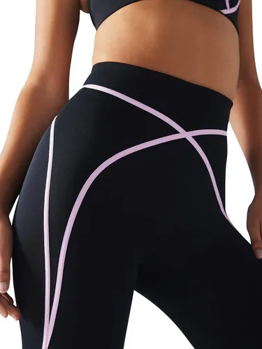 Vista 5 de Savage x Fenty Leggings de cintura alta de malla para mujer