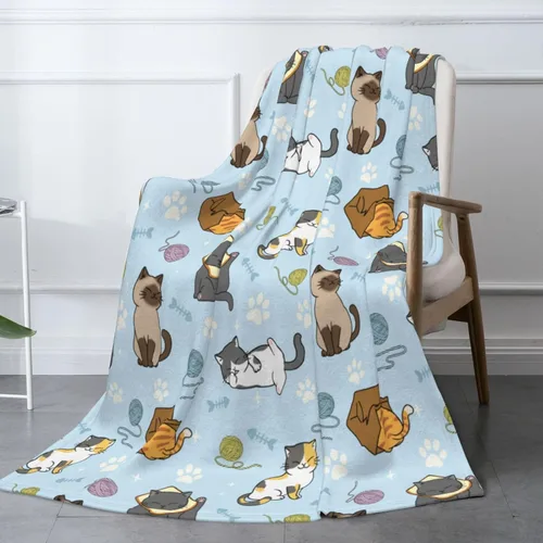 Vista 19 de Manta de forro polar suave con patrón de Capybara, acogedor y lindo diseño de animales para cama, sofá o regalo, 50 x 40 pulgadas