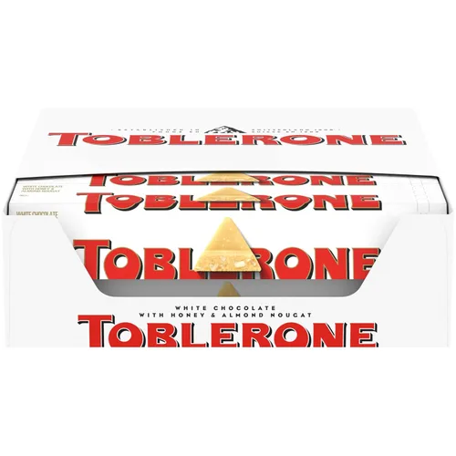 Vista 2 de Toblerone Chocolate blanco, barras de 3.52 onzas (paquete de 12)