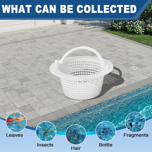 Vista 4 de Cesta de desnatadora SPX1091C de repuesto para Hayward SP1091WM y SP1091LX, 513330 Cestas de filtro de piscina con desnatado Dyna-skim de 6.25