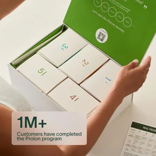 Vista 7 de Prolon Kit de ayuno de 5 días Programa de ayuno para mujeres y hombres Desarrollado para no romper tu ayuno Comidas y aperitivos prefabricados