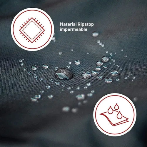 Vista 7 de Funda para bicicleta para 1, 2 o 3 bicicletas, funda impermeable para bicicleta, fundas de almacenamiento al aire libre para bicicleta XL XXL 420D