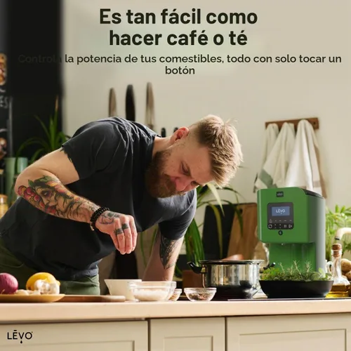 Vista 6 de LEVO II+ - Máquina de infusión de aceite de hierbas y tecnología de filtro - Extractor botánico, secadora de hierbas, descarboxilador e infusor
