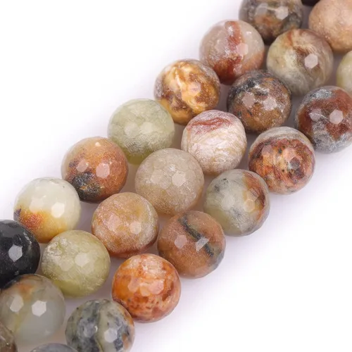 Vista 101 de GEM-Inside - Cuentas sueltas de amatista natural de 0.236 pulgadas (0.236 in), cristal facetado, piedra energética para hacer joyas, 15 pulgadas