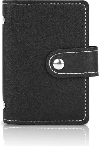 Vista 49 de lizimandu Libro Tarjetero para Tarjetas de Visita, Estuche Libro de Tarjetas de Visita de Cuero PU, Carpeta Organizadora para Tarjetas