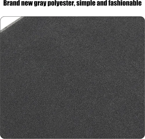 Vista 9 de X AUTOHAUX Cubierta de salpicadero de automóvil, de poliéster gris, antideslizante, alfombrilla protectora para Toyota Corolla 2009-2011