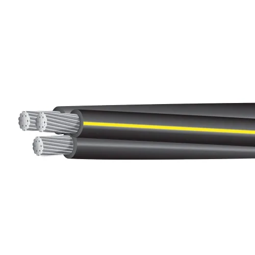 Vista 4 de NASSAU ELECTRICAL SUPPLY Aluminio 2-2-2 Triplex URD Ramapo 100 AMP Cable de servicio de alambre de entierro directo (100 pies)