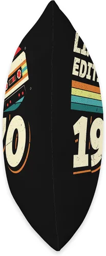 Vista 2 de Retro Limited Edition 1970 Cassette Tape 54th Birthday Throw Pillow