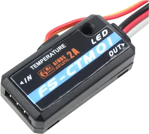 Vista 6 de Flysky Receptor de módulo FS-CEV04 FS-CPD01 FS-CPD02 FS-CTM01 CVT01 Voltaje/Temperatura/Altura/Telemetría Receptor de módulo de datos para FS i6 i10
