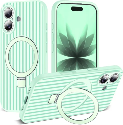 Vista 41 de SKYLMW Funda diseñada para iPhone 11 con soporte magnético invisible Compatible con Mag-Safe, a prueba de caídas de grado militar, a prueba